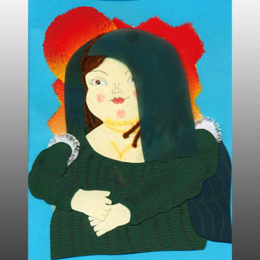 Botero Woman in Black (card)