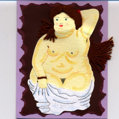 Botero Nude Woman (card)