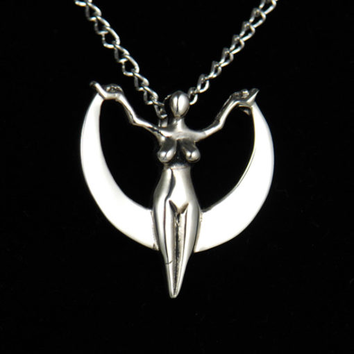 Crescent Moon Goddess (pendant)