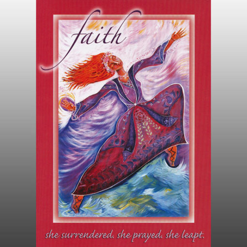Faith Card (red)