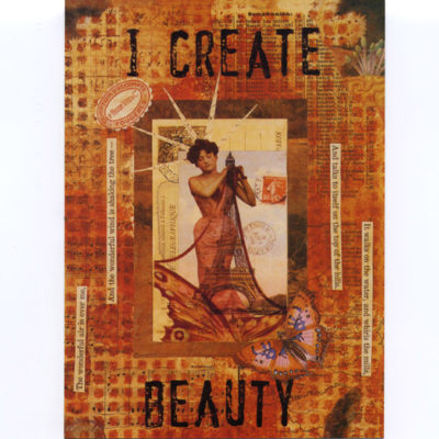 I Create Beauty (card)